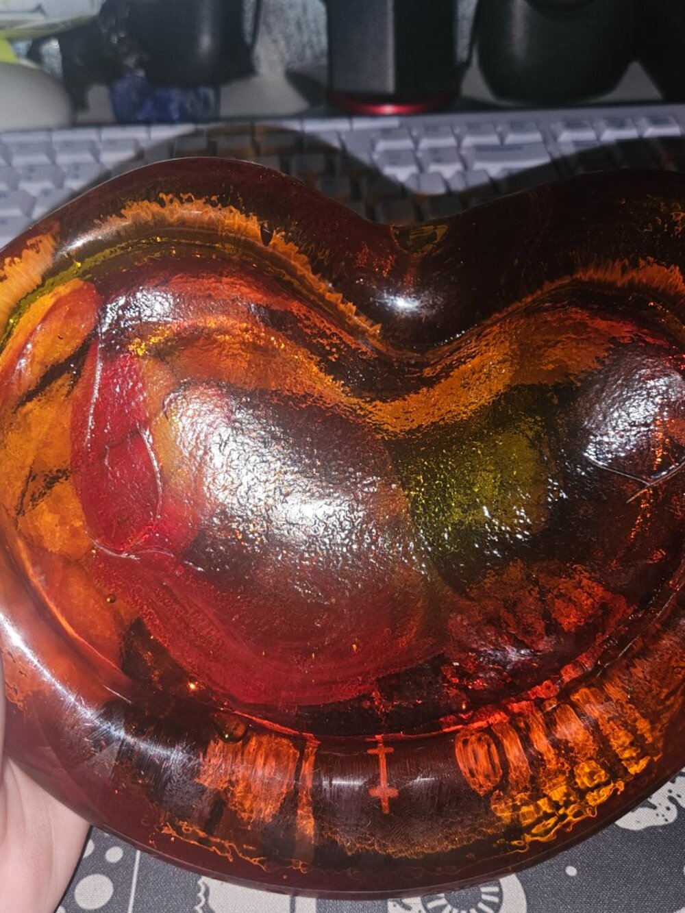 Blenko Dish